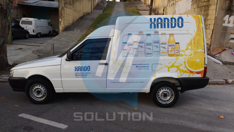 Empresa de Comunicação Visual MSolution - Carro Xandô