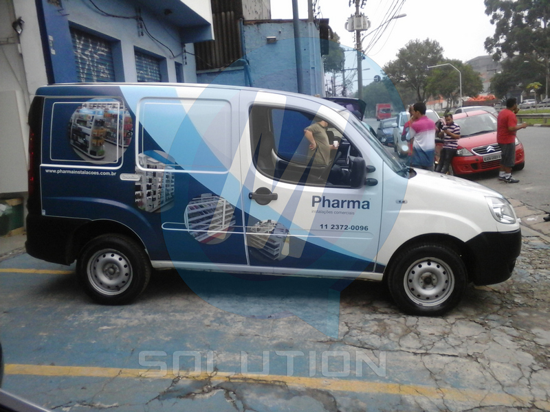 Empresa de Comunicação Visual MSolution - Carro Pharma