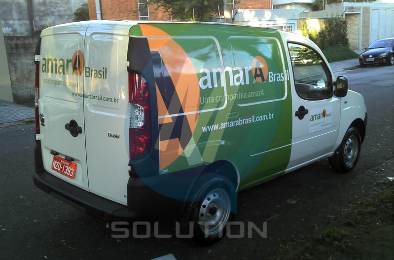 Empresa de Comunicação Visual MSolution - Carro amarA Brasil