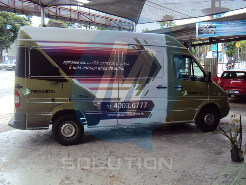 Empresa de Comunicação Visual MSolution - Carro Piramidal