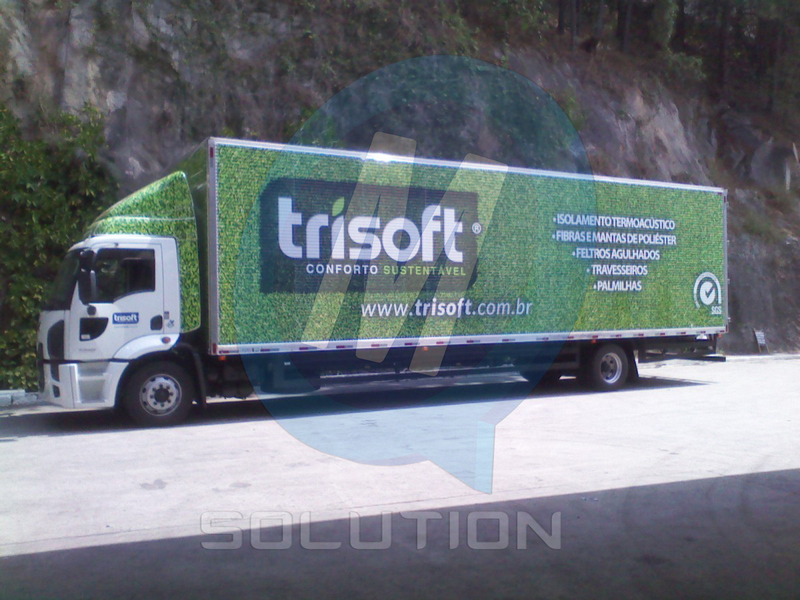 Empresa de Comunicação Visual MSolution - Caminhão Trisoft